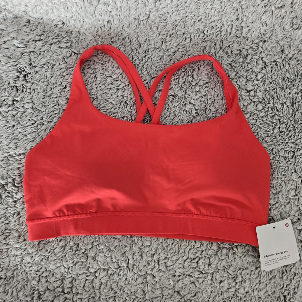 Lululemon Athletica Red Sports Bra Intimates